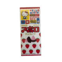 meiji - Apollo Strawberry Chocolate, 46 Gram