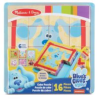 Nickelodeon - Melissa & Doug Blues Clues Wooden Cube Puzzle, 1 Each