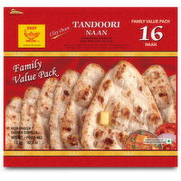 Deep - Family Pack Tandoori Naan, 1.2 Kilogram