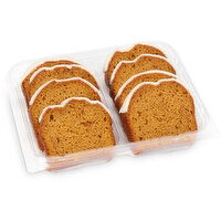 Bake Shop - Sliced Cake Pumpkin Cream Cheese Iced, 8 Each