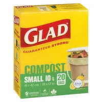 Glad - Easy Tie Compostable Bag Febreze - Small