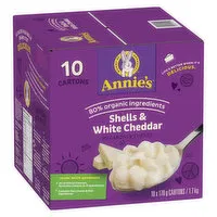 Annie's - Shells & White Cheddar Mac & Cheese, 10 Each