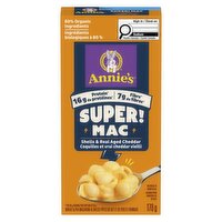 Annie's - Super Mac Shells & Real Aged Cheddar, 170 Gram