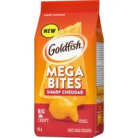 PEPPERIDGE FARM - Goldfish Baked Snack Crackers, Mega Bites Sharp Cheddar