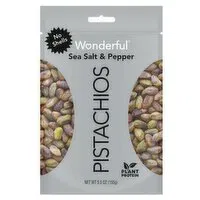 Wonderful - Pistachios, Sea Salt & Pepper, No Shell, 155 Gram