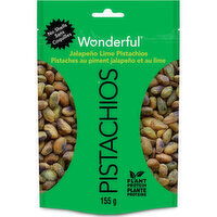 Wonderful - Pistachios, Jalapeno Lime, No Shell, 155 Gram