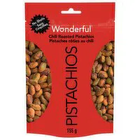 Wonderful - Pistachios, Chili Roasted, No Shell, 155 Gram