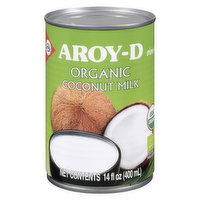 Aroy D - Coconut Milk - Organic, 400 Millilitre