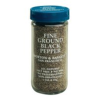 MORTON & BASSETT - Fine Ground Black Pepper, 55 Gram