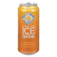 Sparkling Ice - Orange Passion Fruit + Caffeine, 473 Millilitre