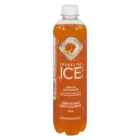 Sparkling Ice - Peach Nectarine Sparkling Water, 503 Millilitre