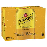 Schweppes - Tonic Water, 12 Each