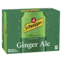 Schweppes - Ginger Ale, 12 Each