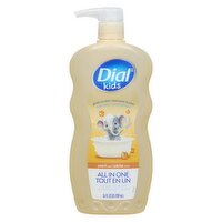 Dial - Kids Hair, Body + Bubble Bath All in One Peach Scent Ages 2+, 709 Millilitre