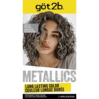got2b - Metallics Permanent Hair Color, M72 Dusty Silver, 60 Millilitre