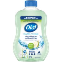Dial - Antibacterial Foaming Hand Soap Refill, Fresh Pear, 887 Millilitre