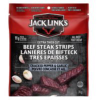 Jack Link's - Beef Steak Strips Cracked Pepper & Garlic, 74 Gram