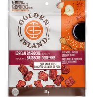 Golden Island - Pork Snack Bites, Korean Barbecue Recipe, 80 Gram