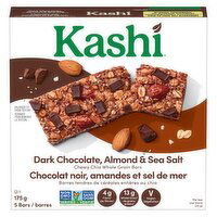 Kashi - Dark Chocolate Almond & Sea Salt Bars, 5 Each