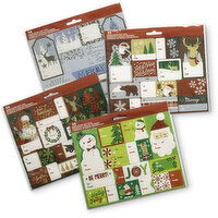 Paper Craft - Christmas Gift Labels, Assorted - 24 Pack, 1 Each