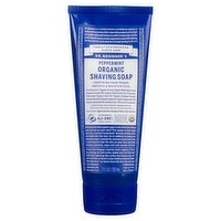 Dr Bronner - Shaving Soap Peppermint, 207 Millilitre