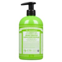 Dr Bronner - Pump Soap 4-in-1 Sugar Lemongrass Lime, 710 Millilitre