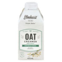 Elmhurst - Unsweetened Oat Creamer, 473 Millilitre