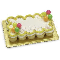 Bake Shop - White Cupcake Cake 15 Pieces, 1 Each