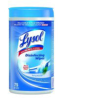 Lysol - Disinfecting Wipes, Waterfall, 75 Each