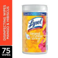 Lysol - Lysol Disinfecting Mango Hibiscus, 75 Each