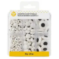 wilton - Candy Eyeballs, Assorted Box, 78 Gram