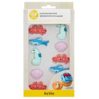 Wilton - Royal Icing Decorations, Sea Life, 12 Each