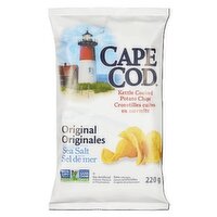 CAPE COD - Kettle Cooked Potato Chips - Sea Salt, 220 Gram