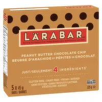 Larabar - Peanut Butter Chocolate Chip Energy Bar, 5 Each