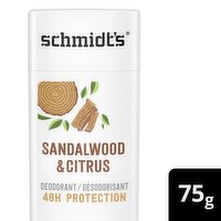 Schmidts - Sandalwood & Citrus Deodorant Stick, 75 Gram