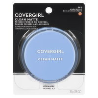 Cover Girl - Clean Matte Pressed Powder - Warm Beige, 10 Gram