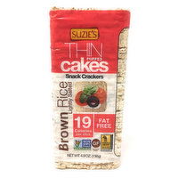 Suzies - Thin Puffed Cakes Brown Rice Lightly Salted, 140 Gram