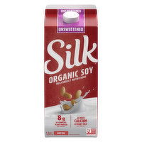 Silk - Organic Soy Milk Alt Unsweetened, 1.89 Litre