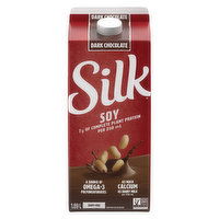 Silk - Silk Organic Soy Milk Alt Dark Choc, 1.89 Litre