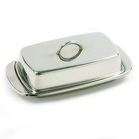 Norpro - Stainless Steel Covered Butter Dish, 1 Each