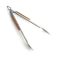 Norpro - Stainless Steel And Wood BBQ Tongs, 1 Each