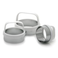 Norpro - Plain Biscuit Cutter - Set of 3, 3 Each