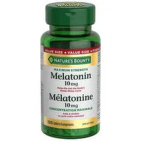 Natures Bounty - Melatonin 10mg, 120 Each