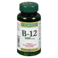 Nature's Bounty - Vitamin B-12 1000mcg, 100 Each