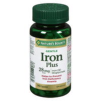 Nature's Bounty - Gentle Iron Bisglycinate 28mg, 90 Each