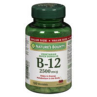 Nature's Bounty - B-12 Sublingual 2500 mcg, 120 Each