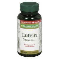 Nature's Bounty - Lutein 20mg Gel, 60 Each