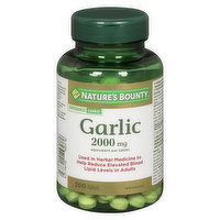 Nature's Bounty - Odourless Garlic 2000mg, 200 Each