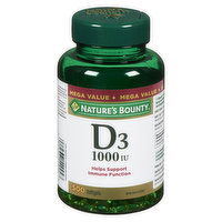 Nature's Bounty - Vitamin D3 Softgels - 1000IU