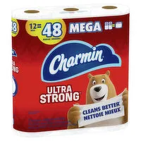 CHARMIN - Ultra Strong Toilet Paper, 12 Rolls, 12 Each